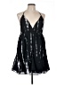 Zara 100% Bamboo Tie-dye Black Cocktail Dress Size L - photo 1