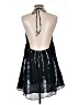 Zara 100% Bamboo Tie-dye Black Cocktail Dress Size L - photo 2