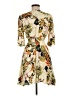 Unbranded Print Tan Casual Dress Size M - photo 2