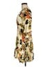 Unbranded Print Tan Casual Dress Size M - photo 5