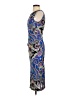ETRO 100% Viscose Paisley Blue Cocktail Dress Size EU (IT) 40 / US 4 - photo 5