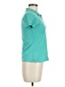 Lacoste Teal Short Sleeve Blouse Size S - photo 4