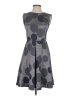 Max&Co. Polka Dots Gray Cocktail Dress Size S (estimated) - photo 1