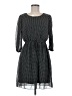 En Focus Studio 100% Polyester Polka Dots Black Casual Dress Size 6 - photo 1