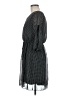 En Focus Studio 100% Polyester Polka Dots Black Casual Dress Size 6 - photo 5