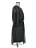 En Focus Studio 100% Polyester Polka Dots Black Casual Dress Size 6 - photo 4