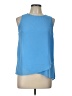 Glamorous 100% Polyester Blue Sleeveless Blouse Size L - photo 1