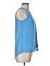 Glamorous 100% Polyester Blue Sleeveless Blouse Size L - photo 4