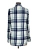 Express Plaid Blue Long Sleeve Button-Down Shirt Size M - photo 2