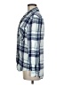 Express Plaid Blue Long Sleeve Button-Down Shirt Size M - photo 5
