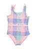 Pink Platinum Plaid Pink One Piece Swimsuit Size 4 - 5 - photo 1