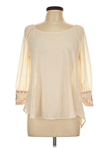 Blue Bird 3/4 Sleeve Blouse (view 1)