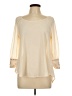 Blue Bird 100% Polyester Ivory 3/4 Sleeve Blouse Size L - photo 1