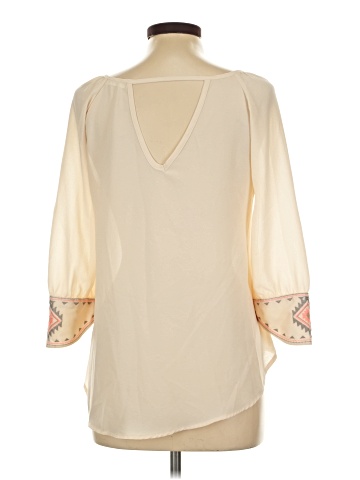 Blue Bird 3/4 Sleeve Blouse (view 2)