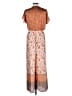 Lush 100% Polyester Orange Jumpsuit Size L - photo 2