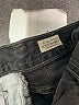 Levi's 100% Cotton Hearts Black Denim Shorts Size 28 waist - photo 3