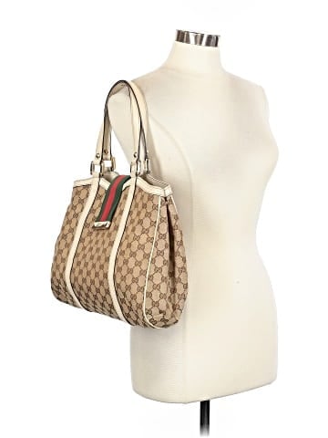 Gucci GG Canvas Web Hobo Bag (view 2)