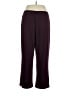 Catherines Solid Burgundy Casual Pants Size 1X - photo 2