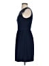 Soprano Solid Blue Casual Dress Size S - photo 5
