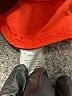 Talbots 100% Linen Orange Trenchcoat Size 4 - photo 7