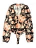 Lulus Floral Black Long Sleeve Blouse Size XS - photo 2
