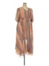 MELLODAY 100% Polyester Stripes Tan Casual Dress Size 2X - photo 1