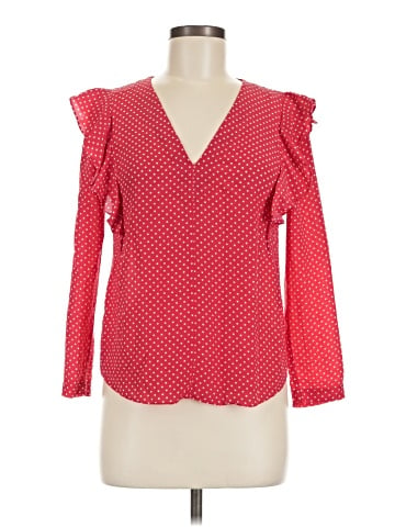 Rebecca Taylor Long Sleeve Silk Top (view 1)