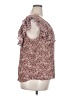 DR2 100% Polyester Burgundy Short Sleeve Blouse Size XXL - photo 4