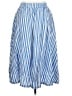 Unbranded 100% Polyester Stripes Blue Casual Skirt Size XL - photo 2