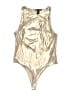 Charlotte Russe Metallic Gold Bodysuit Size M - photo 1