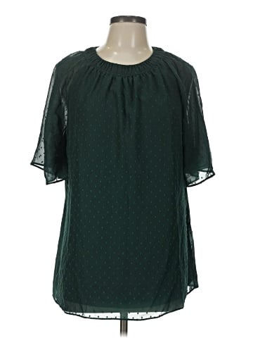 Universal Standard Short Sleeve Blouse (view 1)