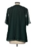 Universal Standard 100% Polyester Green Short Sleeve Blouse Size 12 (XS) - photo 2
