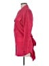 Isaac Mizrahi LIVE! 100% Cotton Red Pink Jacket Size M - photo 5