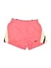 Nike 100% Polyester Color Block Pink Athletic Shorts Size 6X - photo 1