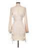 Le Lis 100% Polyester Ivory Cocktail Dress Size S - photo 1