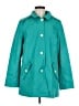 Talbots 100% Polyester Teal Raincoat Size M - photo 1