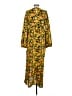 ASOS Design 100% Polyester Yellow Casual Dress Size 4 Maternity - photo 2