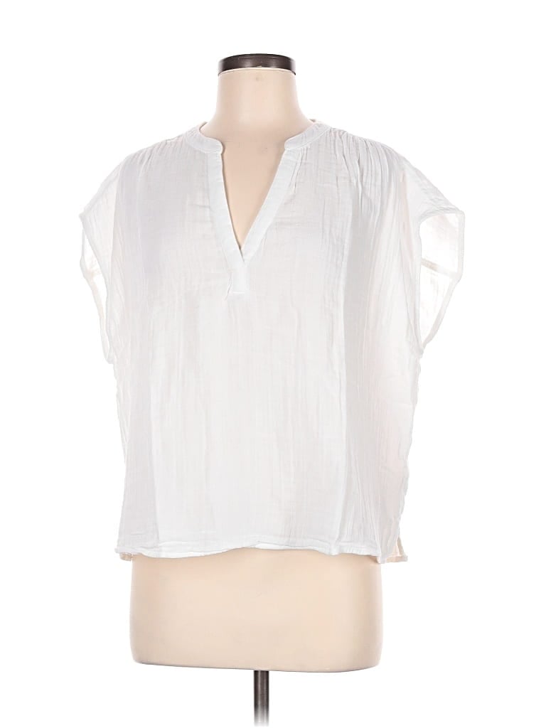 Old Navy Short Sleeve Blouse In White