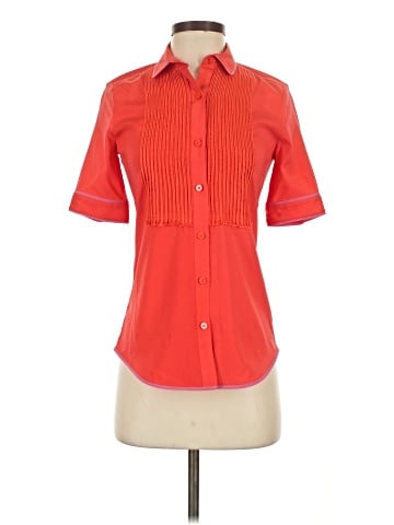 Z Spoke by Zac Posen Short Sleeve Silk Top (view 1)