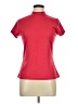 Just Be... 100% Polyester Red Short Sleeve Turtleneck Size M - photo 1