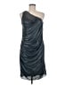 ALLSAINTS 100% Polyester Metallic Silver Cocktail Dress Size 6 - photo 1
