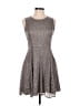 Vero Moda 100% Polyester Metallic Gray Cocktail Dress Size M - photo 1