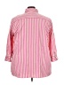 Foxcroft 100% Cotton Stripes Pink 3/4 Sleeve Button-Down Shirt Size 24W - photo 2