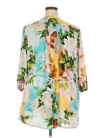 Melissa McCarthy Seven7 Long Sleeve Blouse (view 2)