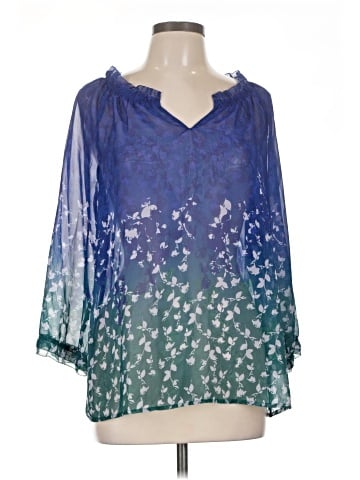 Coldwater Creek 3/4 Sleeve Blouse (view 1)
