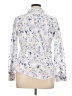 Talbots Print Ivory Long Sleeve Button-Down Shirt Size 14 - photo 2