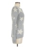 Marled by Reunited 100% Cotton Stars Silver Pullover Sweater Size XS - photo 4