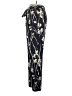Zara Basic Floral Black Casual Pants Size XL - photo 5