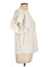 Ramy Brook Ivory Short Sleeve Blouse Size L - photo 4