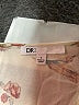 DR2 100% Rayon Floral Ivory Short Sleeve Blouse Size L - photo 7